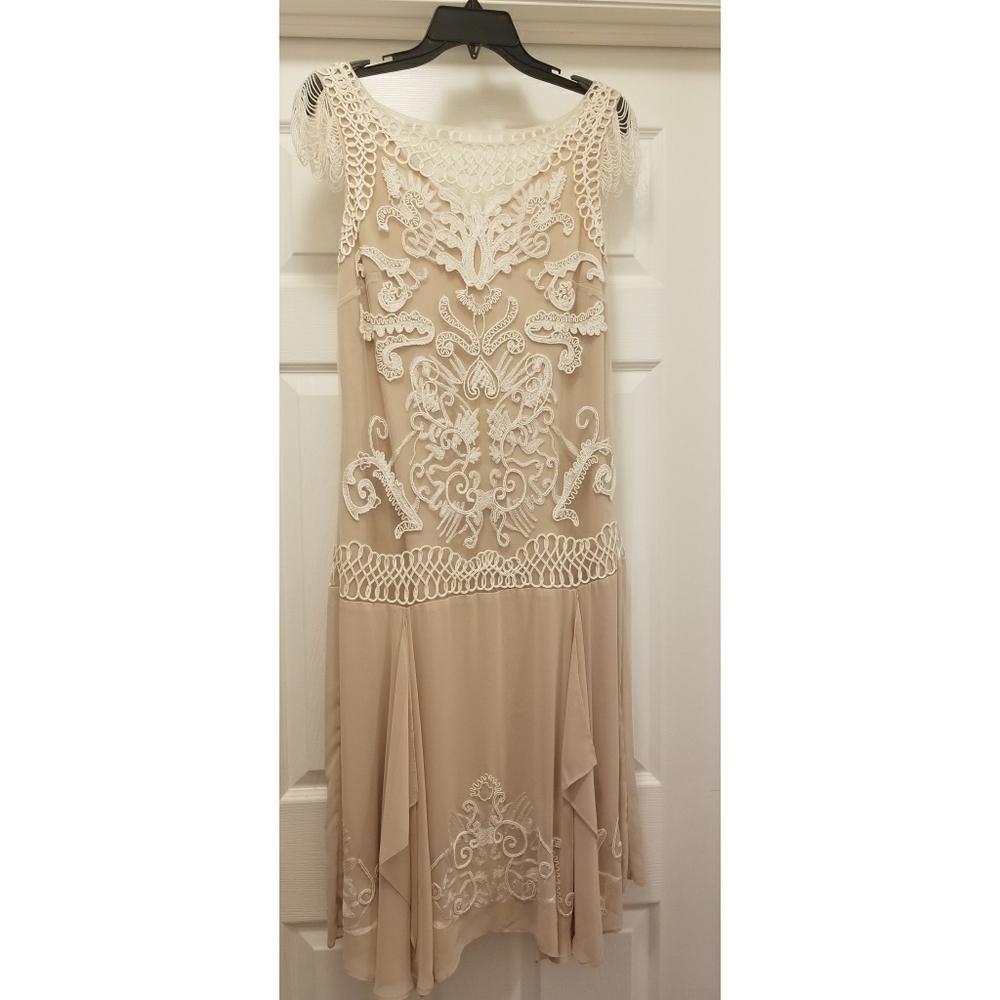 Sue Wong Lace Detail Dress